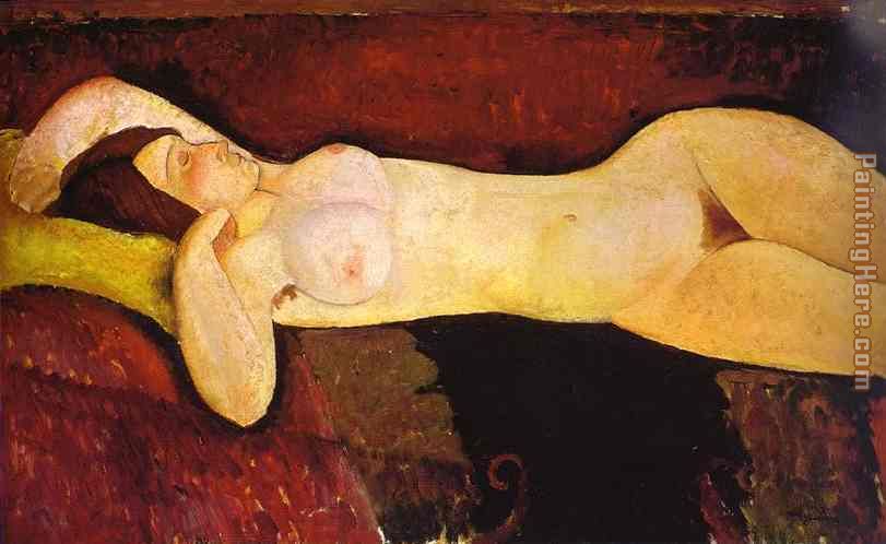 the Reclining Nude painting - Amedeo Modigliani the Reclining Nude art painting